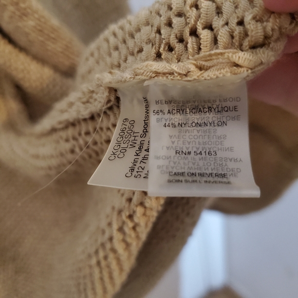 Long Calvin Klein knit sweater size M - Picture 4 of 6